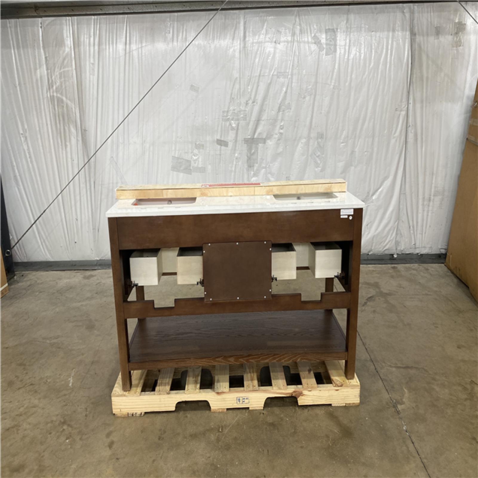 Houston Location AS IS - Tolbrook 60in Double Basin Vanity