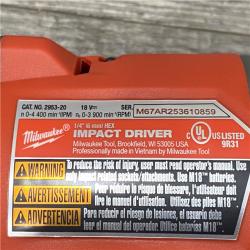 AS-IS Milwaukee FUEL 18V Lithium-Ion Brushless Cordless Hammer Drill and Impact Driver Combo Kit