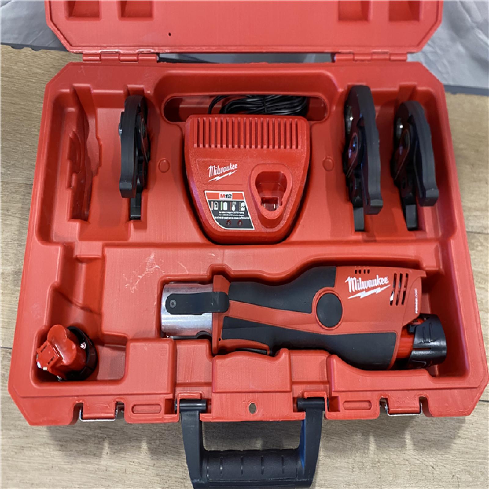 AS-IS Milwaukee 12-Volt Lithium-Ion Force Logic Cordless Press Tool Kit