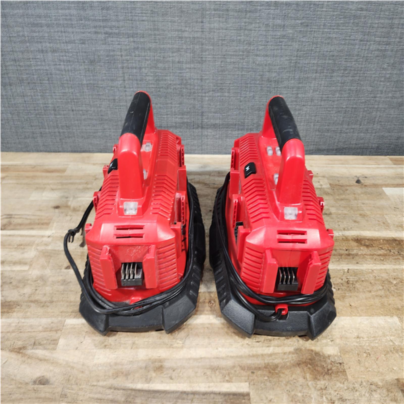 HOUSTON LOCATION - AS - IS MILWAUKEE BATTERY CHARGER PACK QTY - 2