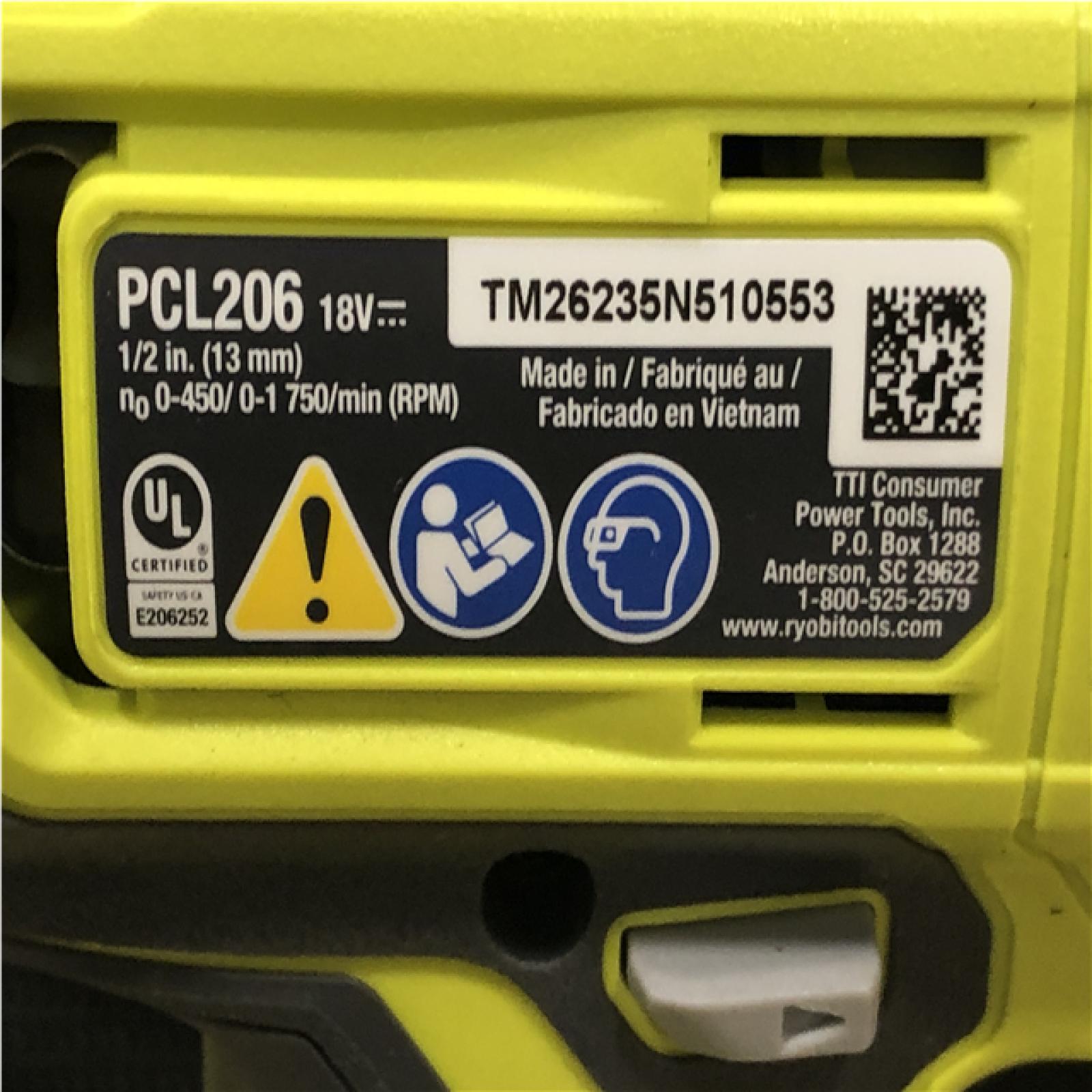 AS-IS RYOBI ONE+ 18V Cordless 4-Tool Combo Kit with 1.5 Ah Battery  4.0 Ah Battery  and Charger