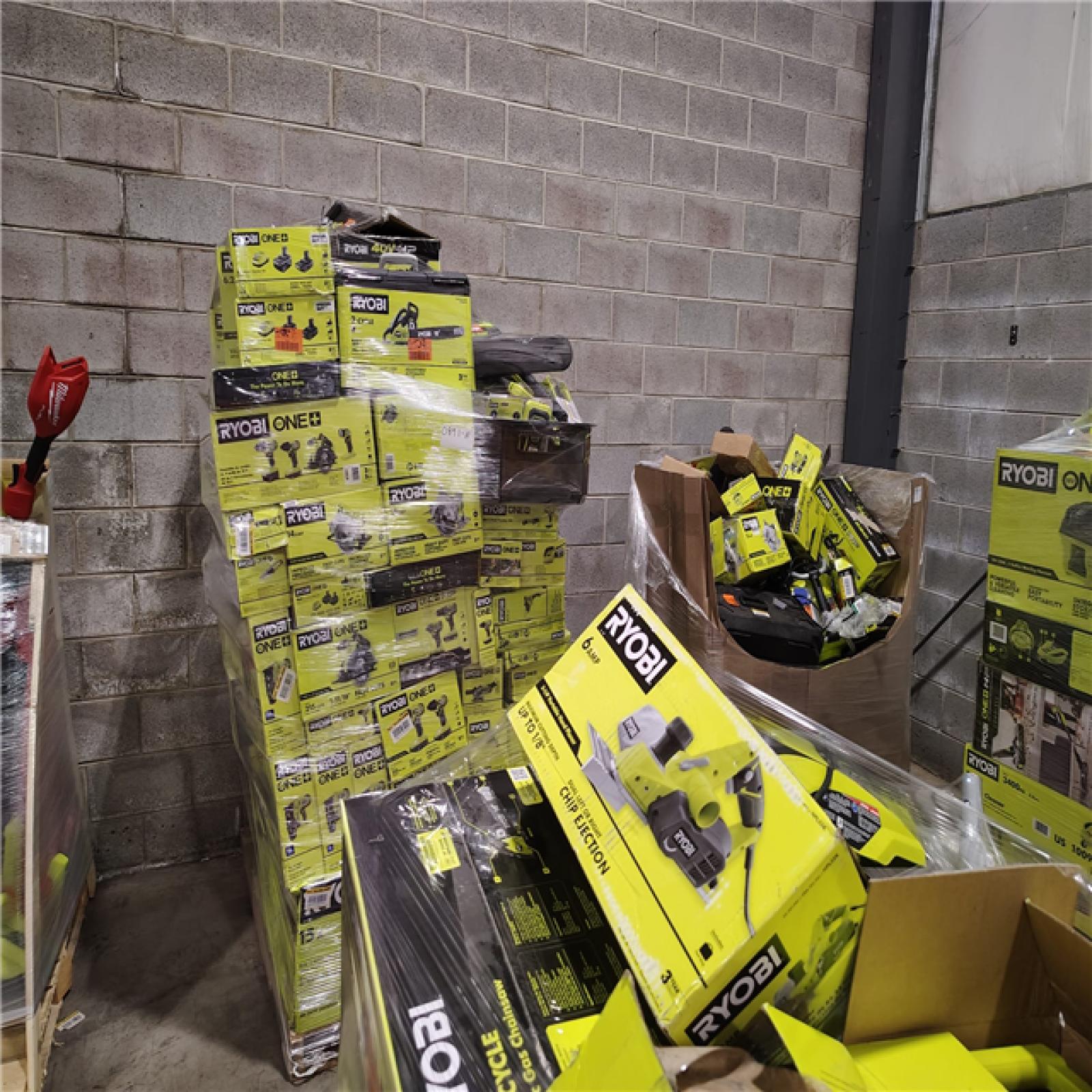 Pittston Location As-Is Power Tools Partial Truckload (12 Pallets) 0891-B