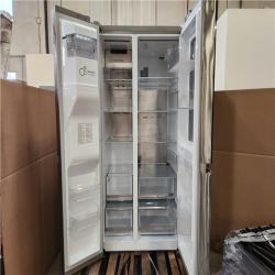 Phoenix LG 27 cu. ft. Side-By-Side Refrigerator with Instaview Glass  Craft Ice  and Recessed Handles in PrintProof Stainless Steel