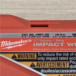 AS-IS Milwaukee M18 FUEL 18V Cordless 1/2 in. Impact Wrench(Tool-Only)