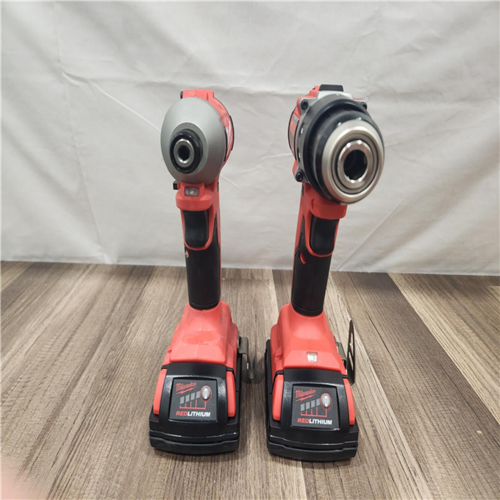 AS-IS- Milwaukee M18 Compact Brushless 2-Tool Combo Kit