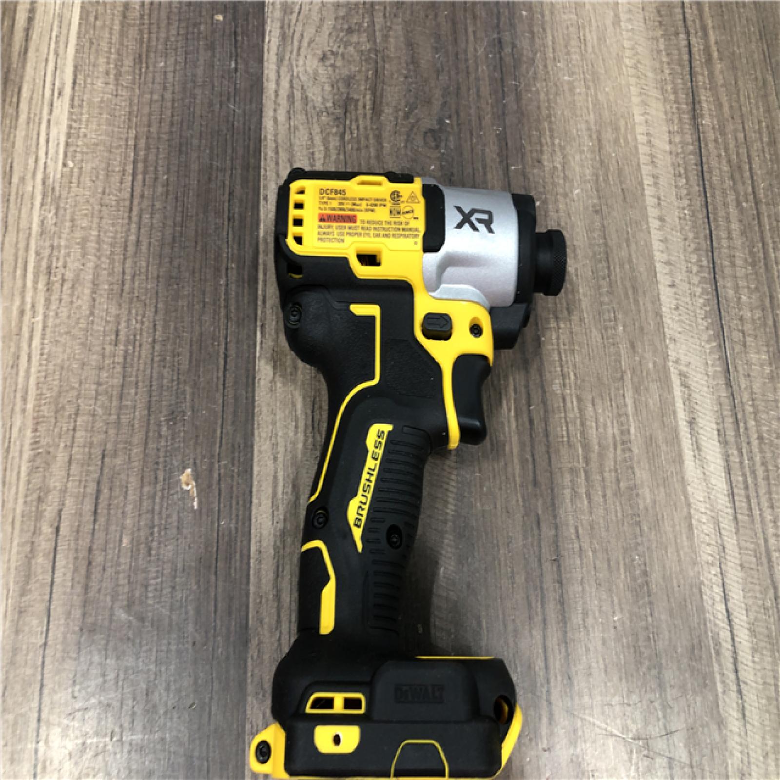 AS-IS DEWALT 20V MAX XR Cordless Brushless 1/4 in. 3-Speed Impact Driver (Tool-Only)
