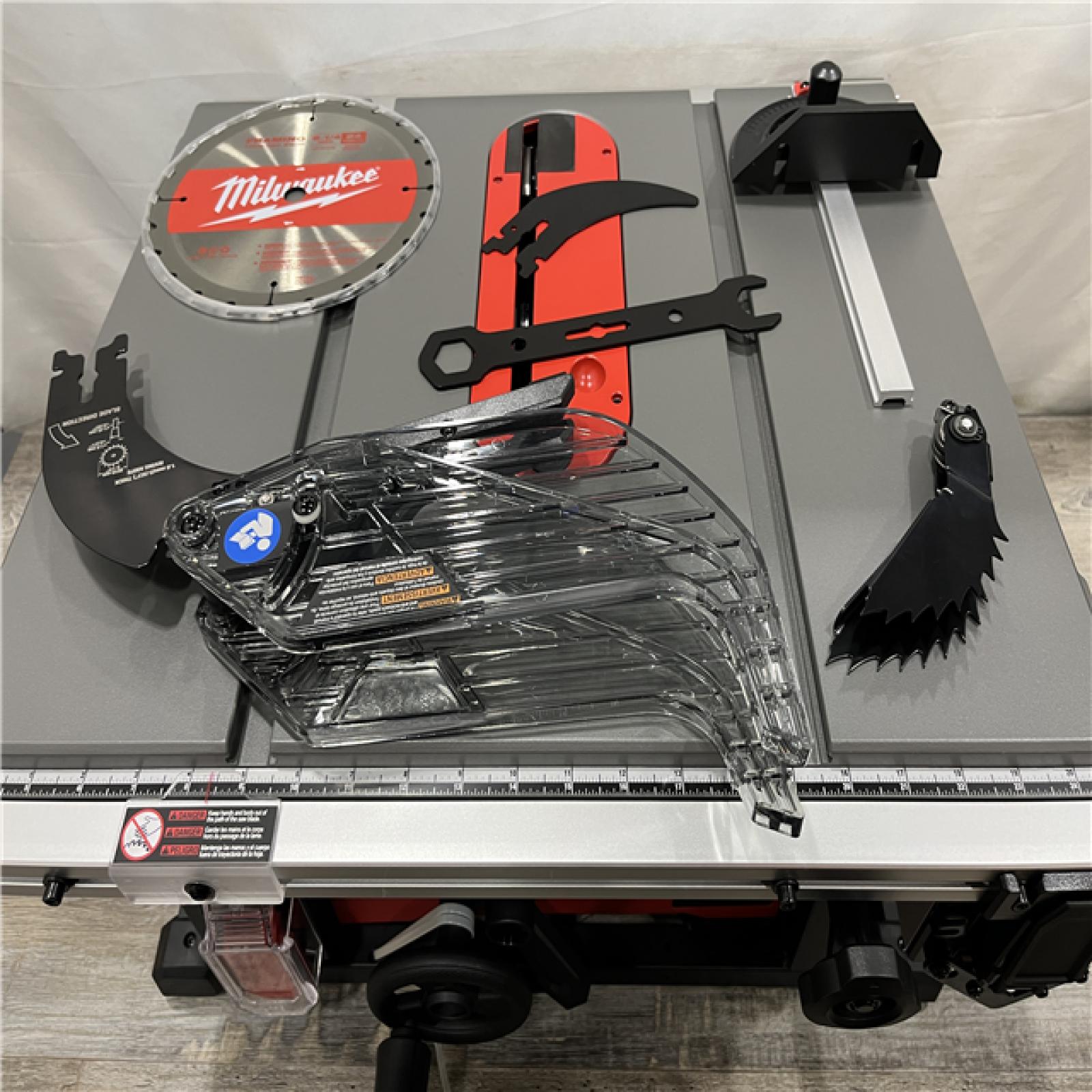 AS-IS Milwaukee FUEL ONE-KEY 18-Volt Lithium-Ion Brushless Cordless 8-1/4 in. Table Saw (Tool-Only)