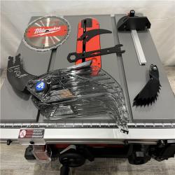 AS-IS Milwaukee FUEL ONE-KEY 18-Volt Lithium-Ion Brushless Cordless 8-1/4 in. Table Saw (Tool-Only)