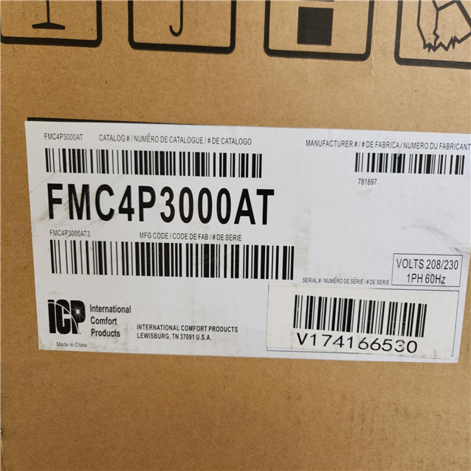 Phoenix Location NEW Fan coil, horizontal, cased, R410A, 2-1/2 tons, 208-230/1/60 Pallet (4-Total)