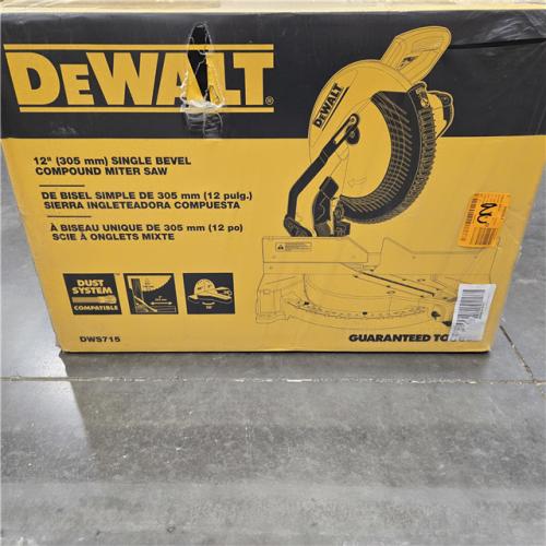 NEW! - 15 Amp Corded 12 in. Single Bevel Compound Miter Saw