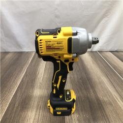 AS-IS DEWALT 20V MAX Lithium-Ion Cordless 1/2 in. Impact Wrench Kit