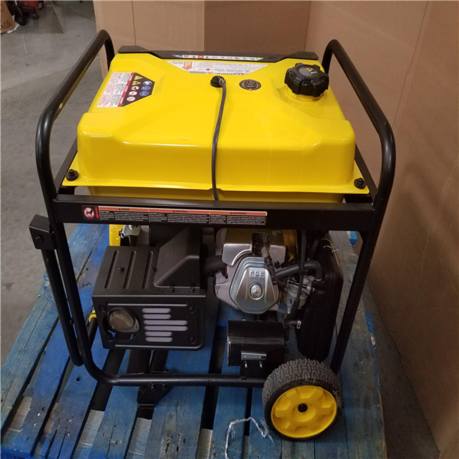 CALIFORNIA AS-IS CHAMPION DUAL FUEL PORTABLE GENERATOR