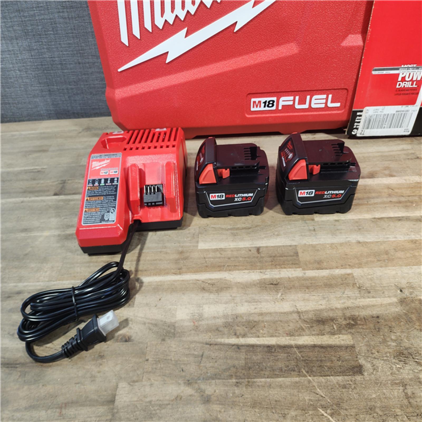 HOUSTON LOCATION - AS-IS MILWAUKEE FUEL 18V Lithium-Ion Brushless Cordless Hammer Drill and Impact Driver Combo Kit