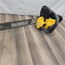 AS-IS DEWALT FLEXVOLT 60V MAX 20 in. Brushless Cordless Battery Powered Chainsaw and Carry Case (Tool and Case Only)