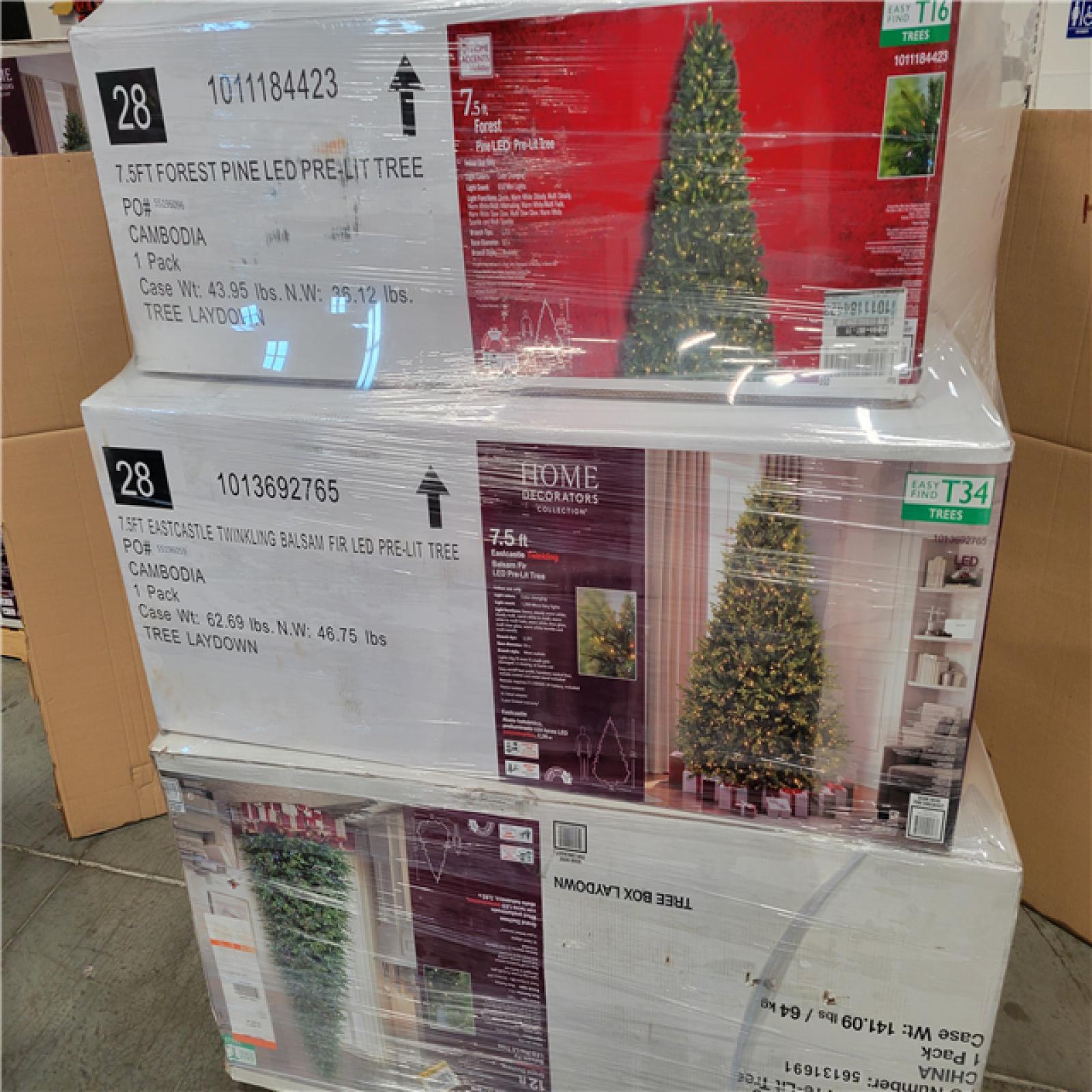 California AS-IS Holiday Pallet