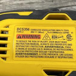 AS-IS DEWALT 20V MAX XR Cordless Brushless 3-Speed Oscillating Multi Tool Kit