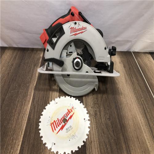 AS-IS Milwaukee 18V Lithium-Ion Brushless Cordless 7-1/4 in. Circular Saw (Tool-Only)