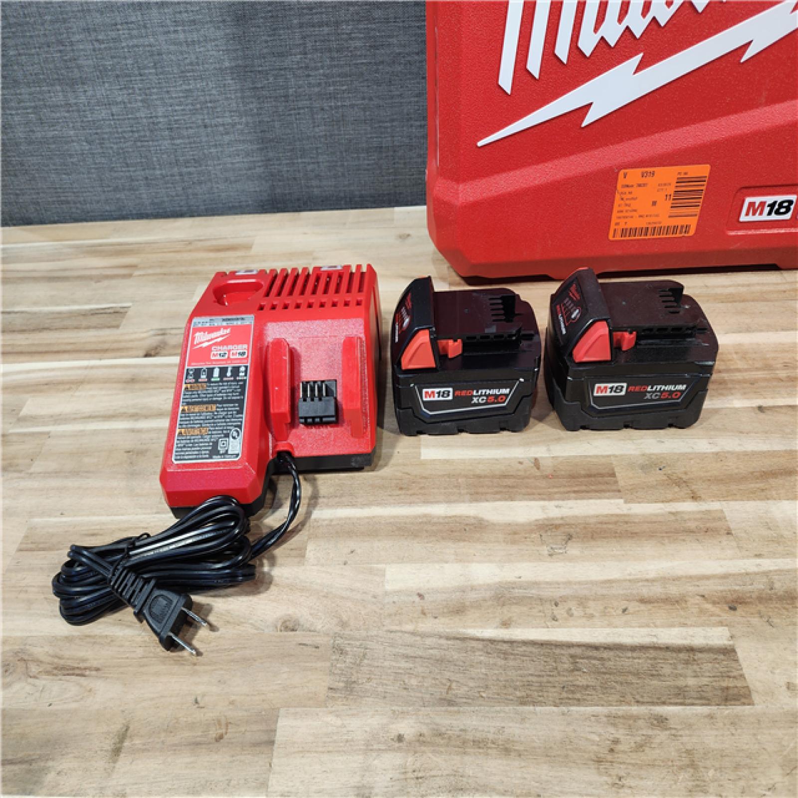 HOUSTON LOCATION - AS-IS Milwaukee  FUEL 18V Lithium-Ion Brushless Cordless Hammer Drill and Impact Driver Combo Kit