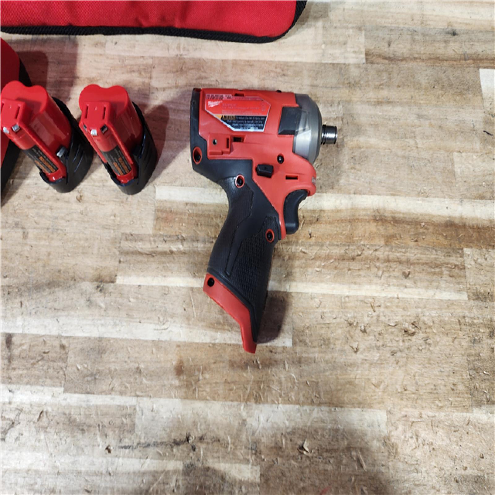 HOUSTON LOCATION - AS - IS Milwaukee FUEL SURGE 12V Lithium-Ion Brushless Cordless 1/4 in. Hex Impact Driver Compact Kit