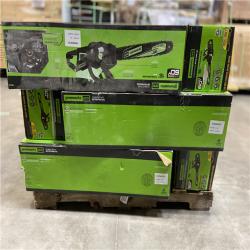DALLAS LOCATION - Greenworks Pro Bare Tool 60-Volt Max Lithium Ion 18-Inch GEN2 Brushless Cordless Electric Chainsaw; Battery and Charger Not Included 15 (UNITS)