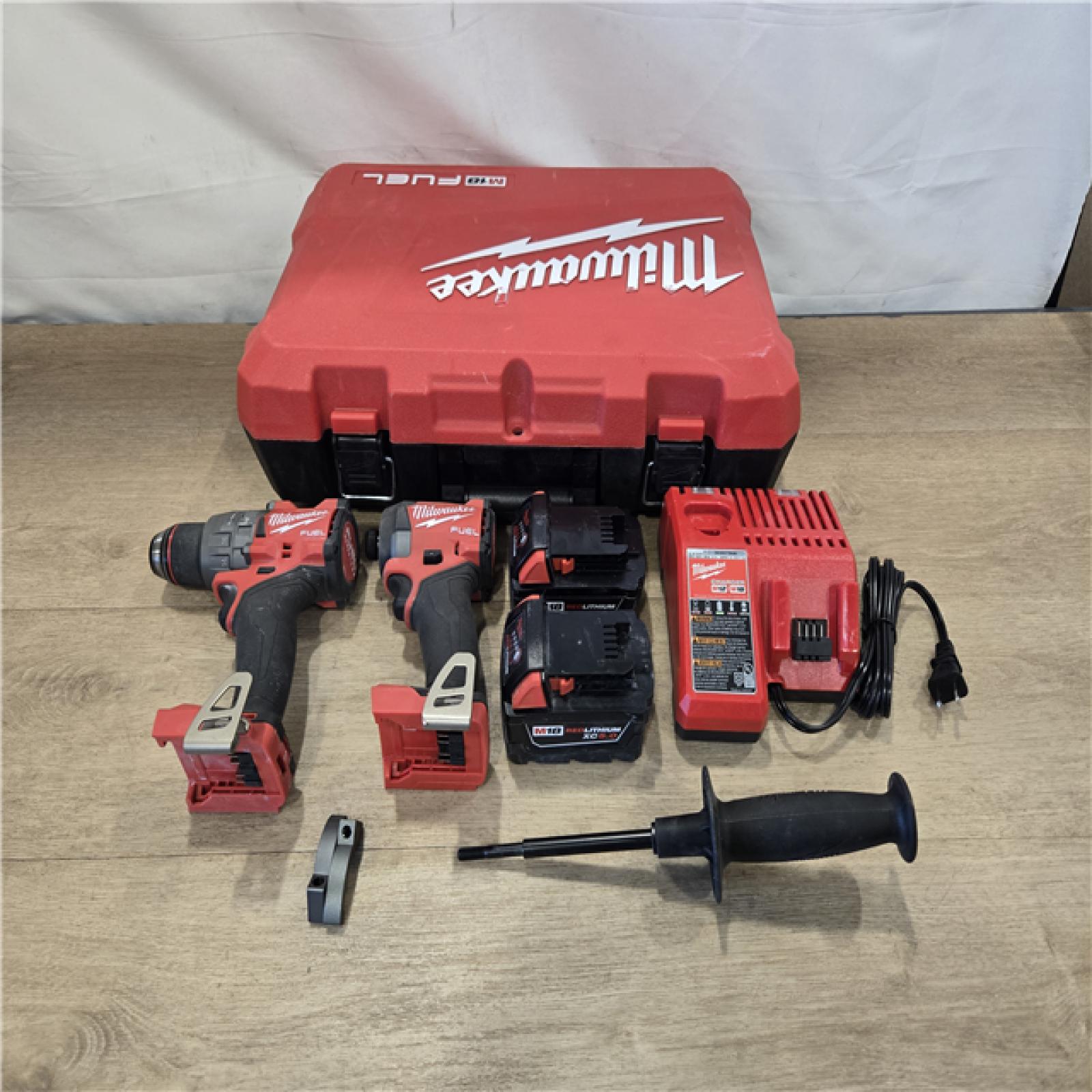 AS-IS Milwaukee FUEL 18V Cordless Hammer Drill and Impact Driver Combo Kit
