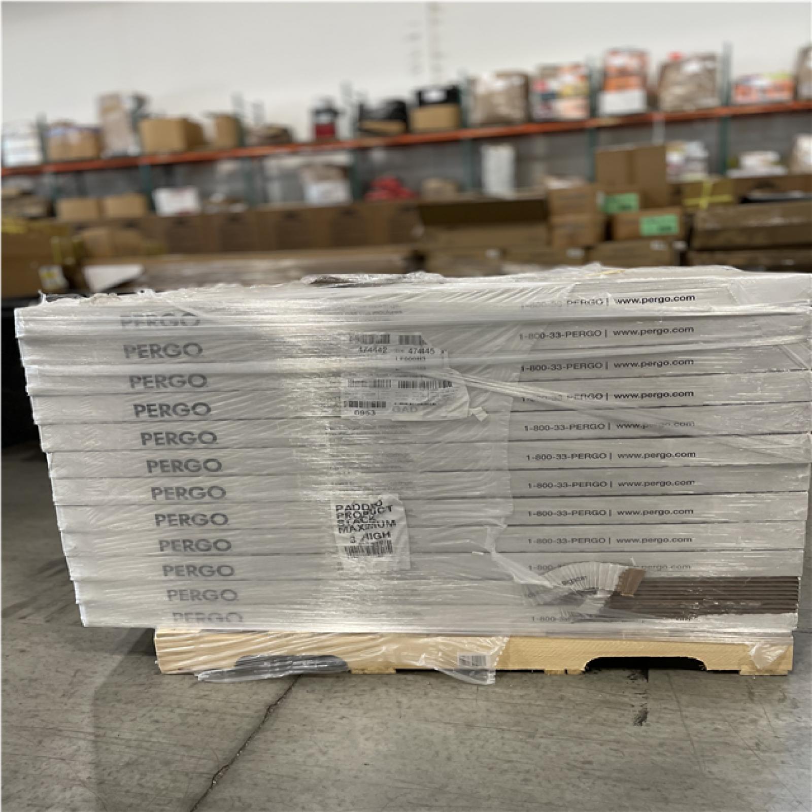 DALLAS LOCATION- Pergo Outlast+ Graceland Oak 12 mm T x 7.4 in. W Waterproof Laminate Wood Flooring (16.93 sqft/case)PALLET-(60 CASES)
