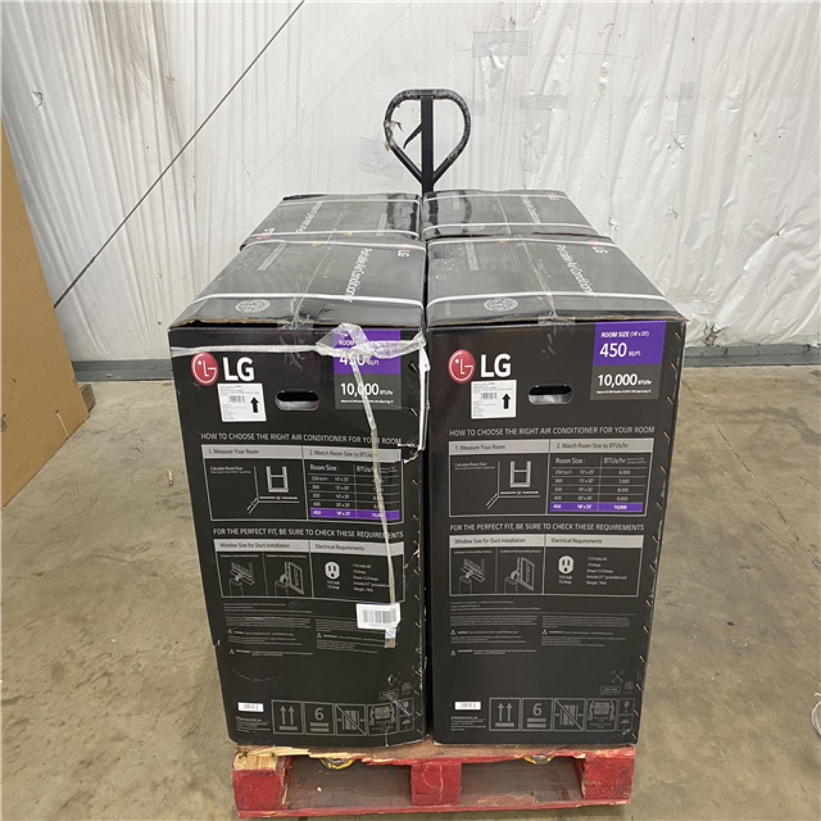 Houston Location AS IS - LG 10,000 BTU 115-Volt Room Air Conditioner Pallet