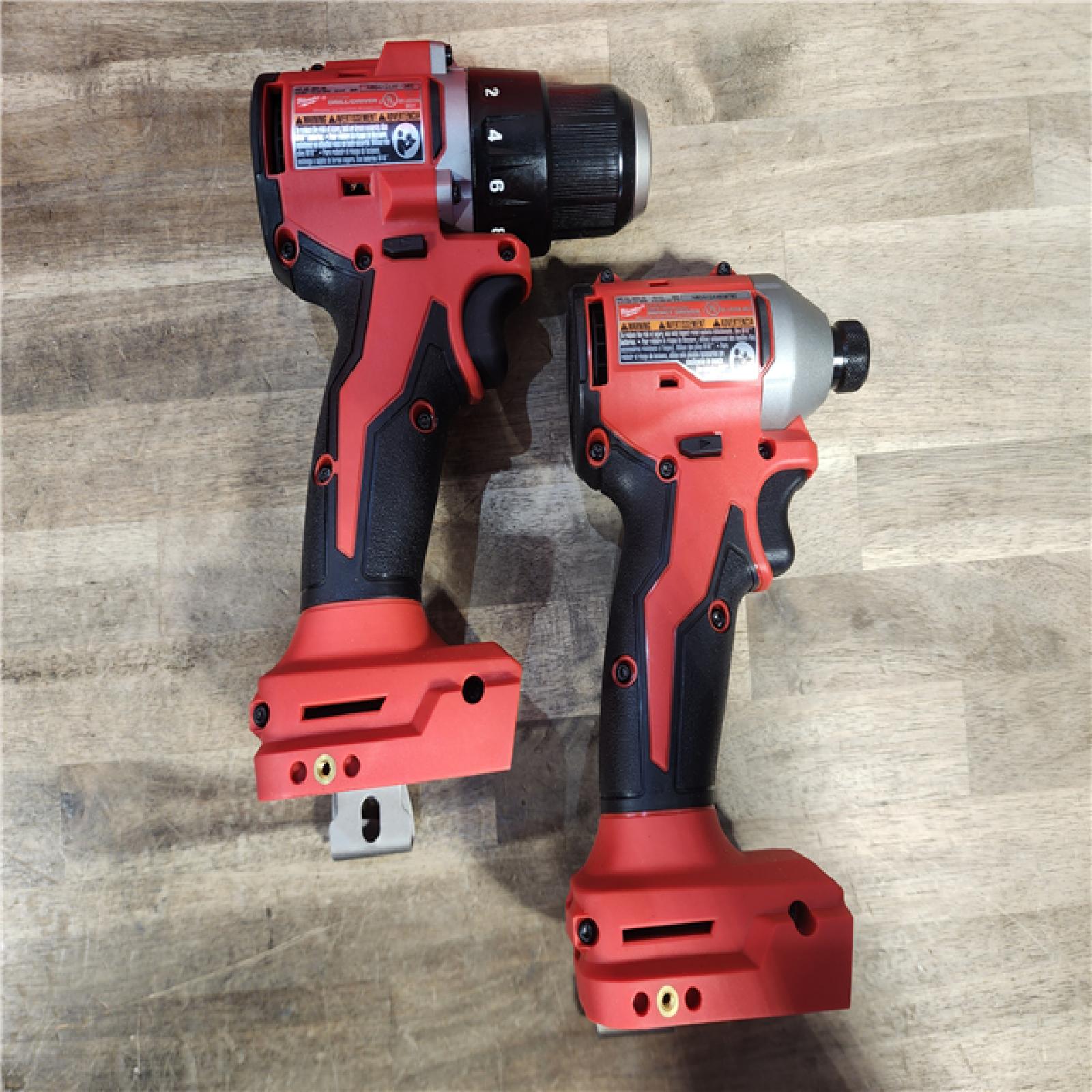 HOUSTON LOCATION - AS-IS M18 18V Lithium-Ion Brushless Cordless Compact Drill/Impact Combo Kit (2-Tool) W/(2) 2.0 Ah Batteries, Charger & Bag