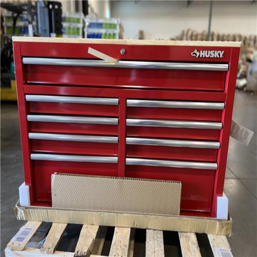 DALLAS LOCATION - Husky Tool Storage 46 in. W Gloss Red Mobile Workbench Cabinet