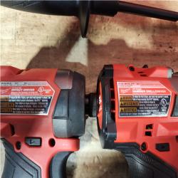 Houston Location AS-IS Milwaukee FUEL 18V Lithium-Ion Brushless Cordless Hammer Drill and Impact Driver Combo Kit