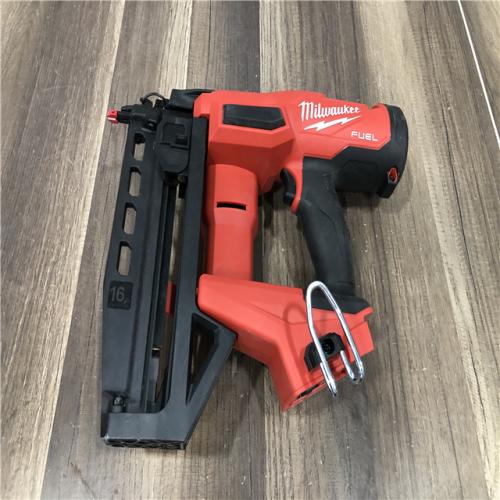AS-IS Milwaukee FUEL 18-Volt Lithium-Ion Brushless Cordless Gen ll 16-Gauge Straight Finish Nailer (Tool Only)