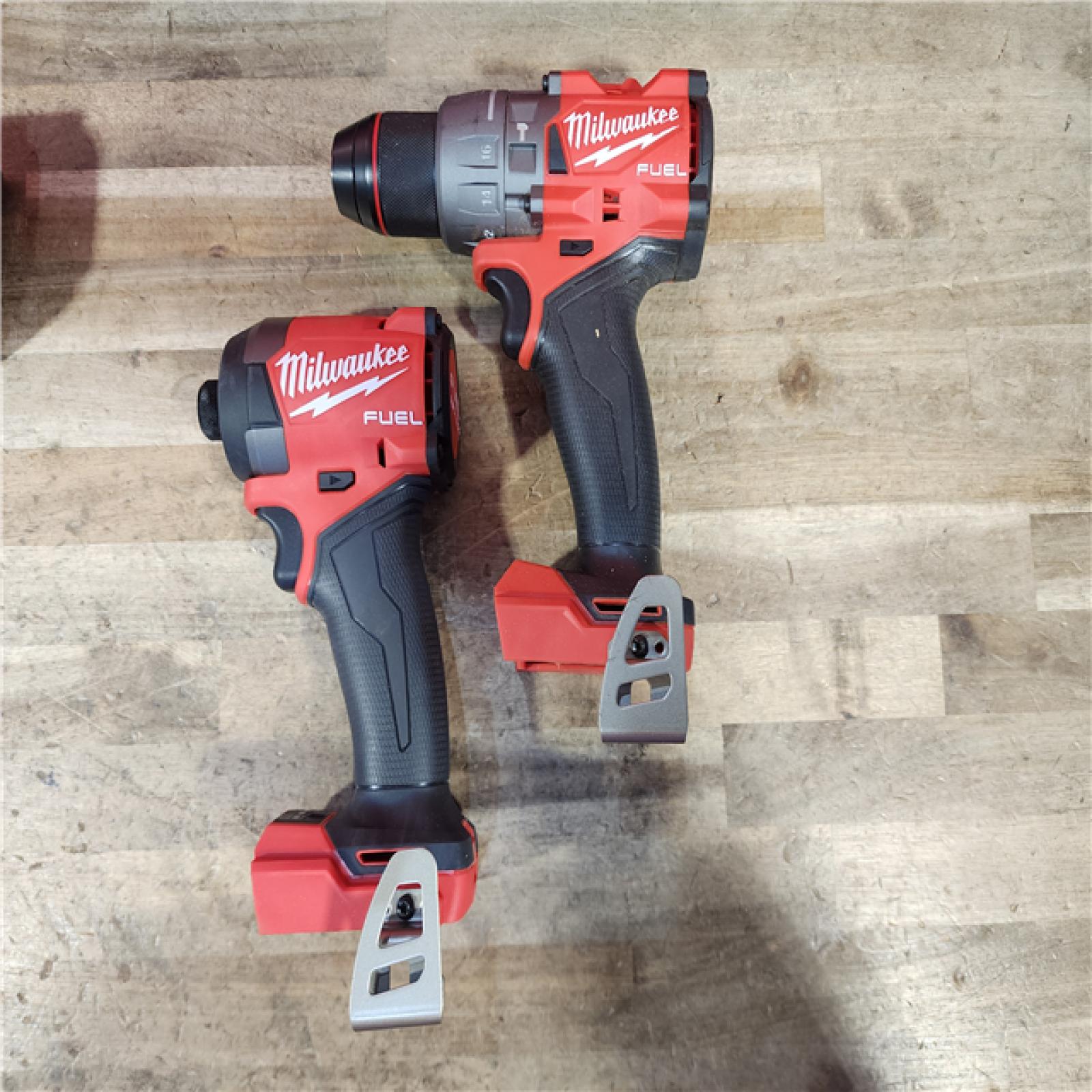 HOUSTON LOCATION - AS-IS Milwaukee FUEL 18V Lithium-Ion Brushless Cordless Hammer Drill and Impact Driver Combo Kit