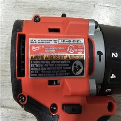 AS-IS Milwaukee 18V Lithium-Ion Brushless Cordless 1/2 in. Compact Hammer Drill/Driver Kit