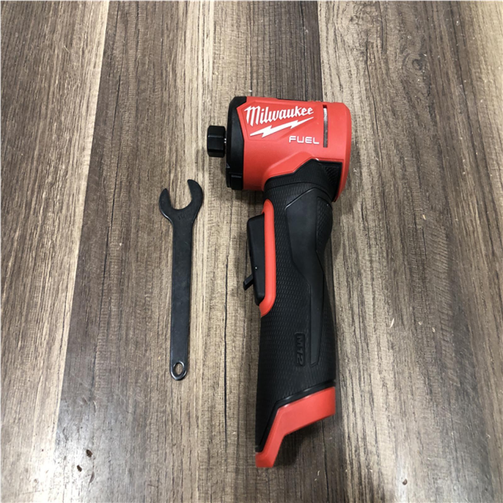 AS-IS Milwaukee FUEL 12V Lithium-Ion Brushless Cordless 1/4 in. Right Angle Die Grinder (Tool-Only)