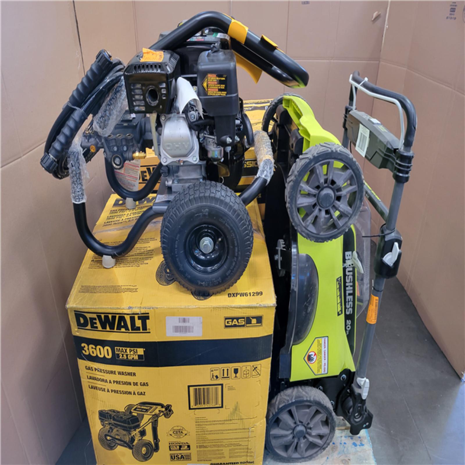 CALIFORNIA AS-IS OUTDOOR POWER EQUIPMENT