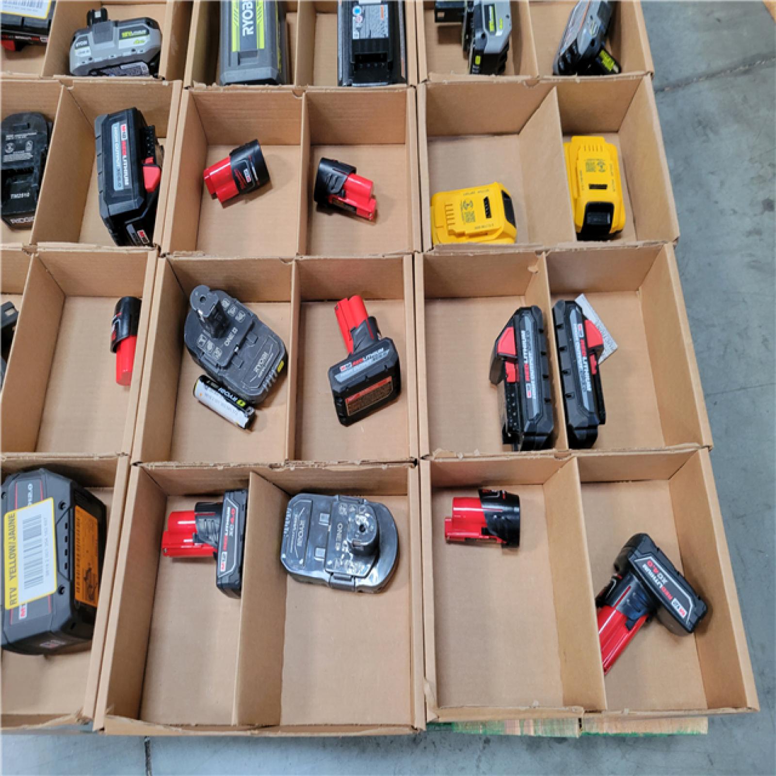 CALIFORNIA AS-IS BATTERY PALLET