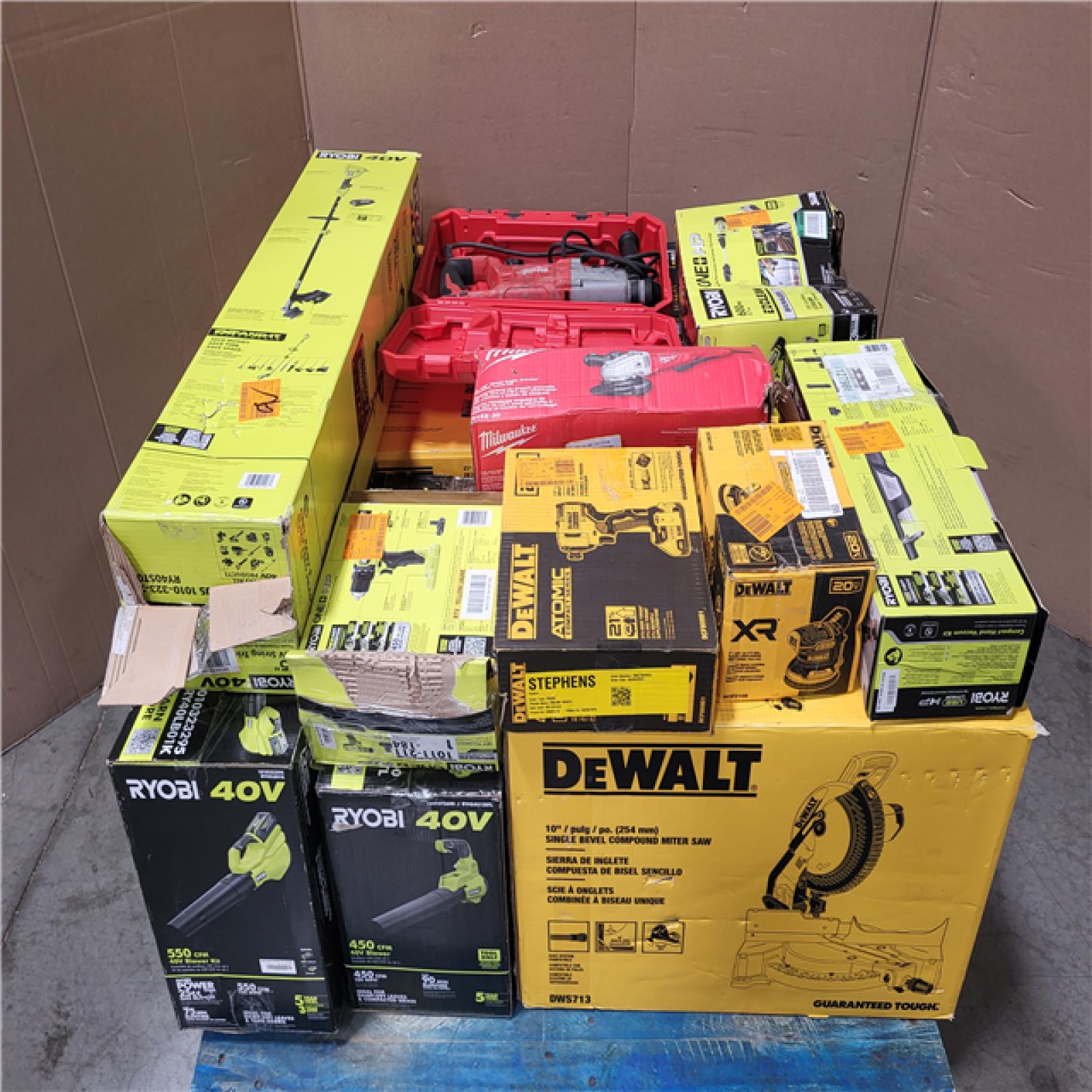 CALIFORNIA AS-IS TOOL PALLET