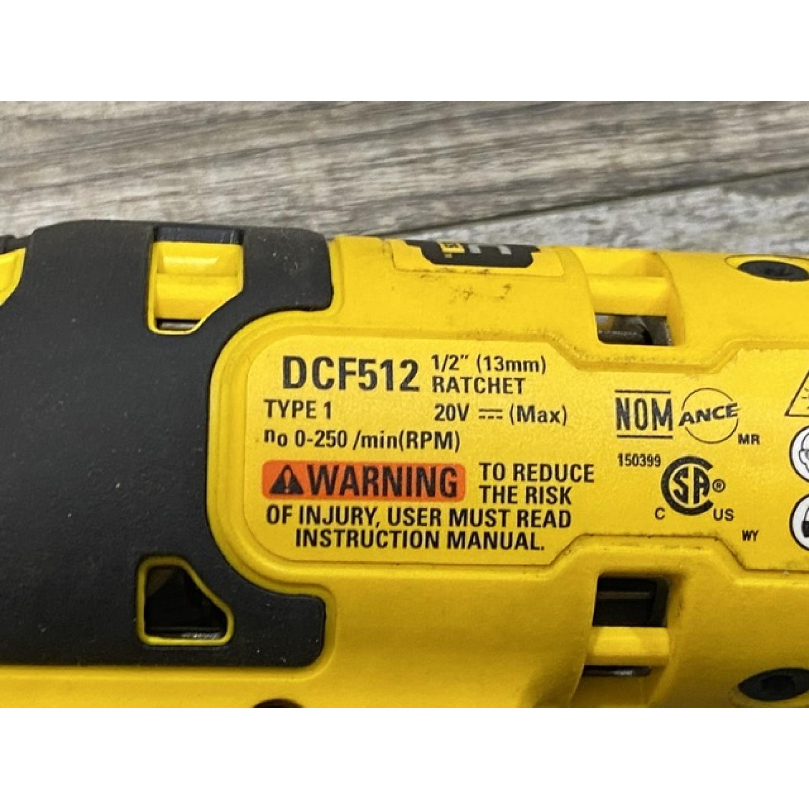 AS-IS DEWALT ATOMIC 20V MAX Cordless 1/2 in. Ratchet (Tool Only)