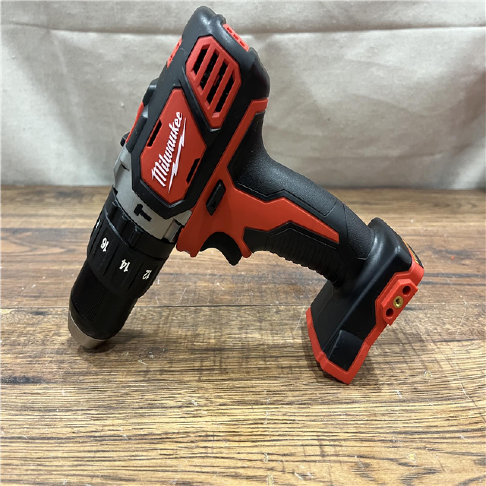 AS-IS MILWAUKEE M18 18V Lithium-Ion Cordless Combo Tool Kit with Two 3.0Ah Batteries, 1-Charger, 1-Tool Bag (4-Tool)