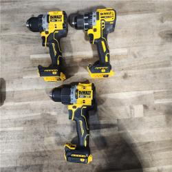 HOUSTON LOCATION - AS-IS DEWALT 3 TOOL COMBO KIT W/ (2) BATTERY & CHARGER