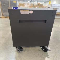 DALLAS LOCATION- AS-IS HUSKY 96 in. W x 24 in. D 16-Drawer Heavy-Duty Mobile Workbench Matte Black/Stainless Steel Top