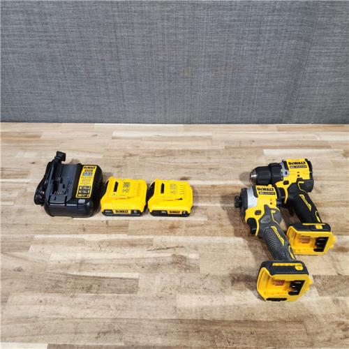 HOUSTON LOCATION - AS-IS DEWALT 2 TOOL COMBO KIT W/ (2) BATTERY & CHARGER