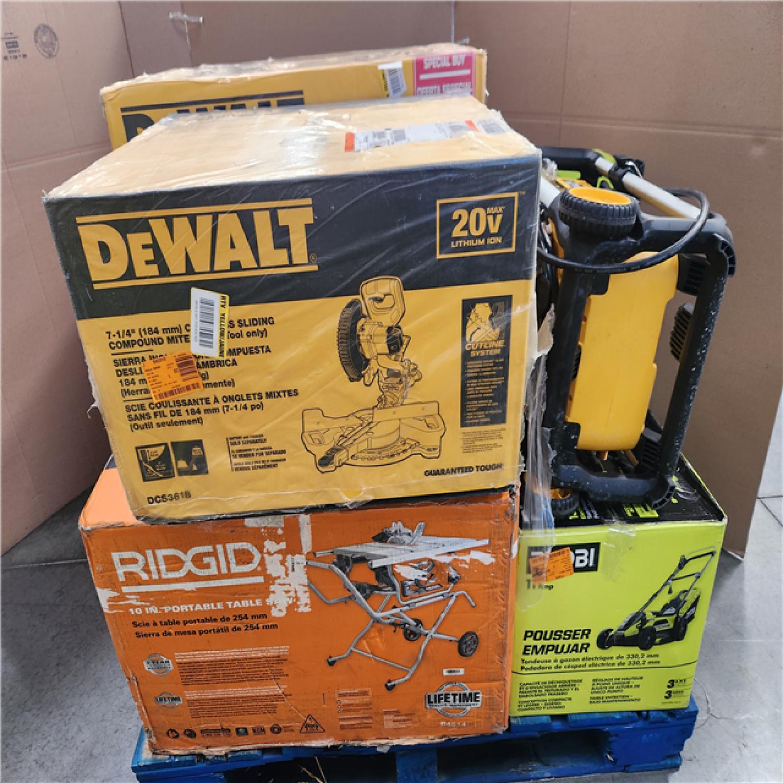 CALIFORNIA AS-IS TOOL PALLET