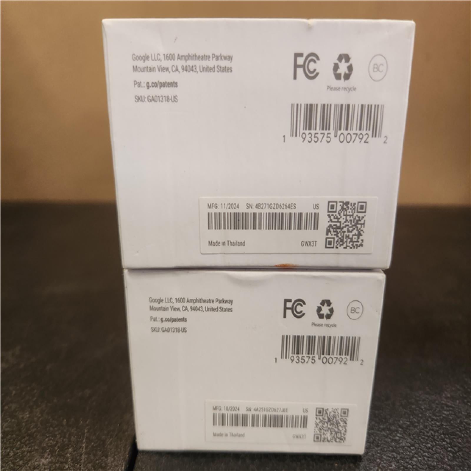 Phoenix AS-IS Google Nest Doorbell - Smart Wi-Fi Video Doorbell Camera - (2-Pack)