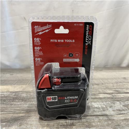 NEW - Milwaukee 18-Volt 5.0 Ah Lithium-Ion XC Extended Capacity Battery Pack
