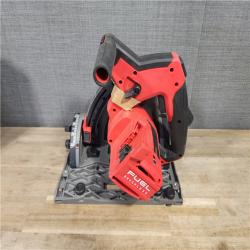 HOUSTON LOCATION - AS-IS Milwaukee M18 FUEL 18V Lithium-Ion Cordless Brushless 6-1/2 in. Plunge Cut Track Saw (Tool-Only)