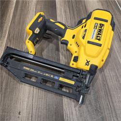 AS-IS DEWALT 20V MAX XR 16-Gauge Lithium-Ion Cordless Finish Nailer (Tool Only)