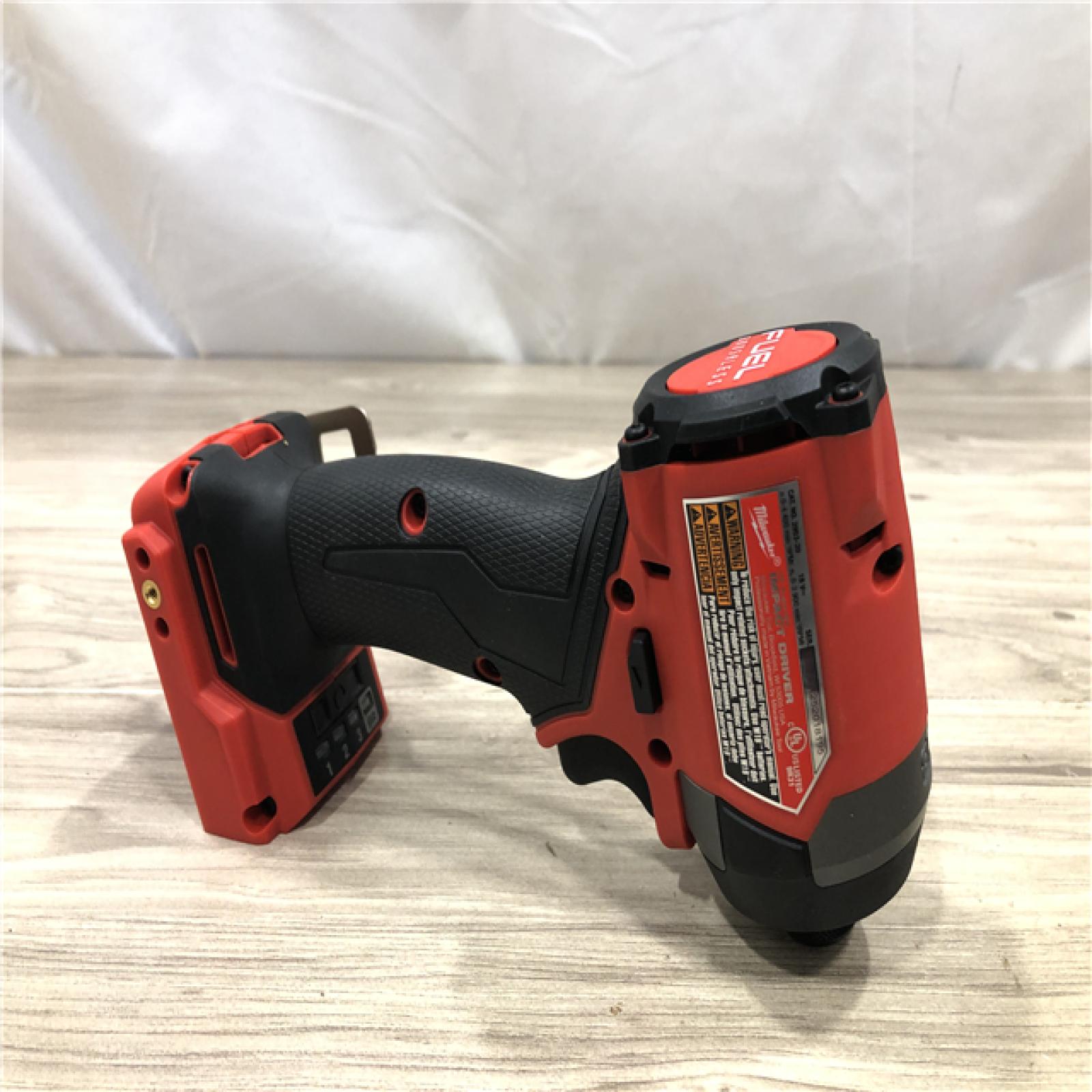 AS-IS Milwaukee FUEL 18V Lithium-Ion  Cordless Hammer Drill and Impact Driver Combo Kit