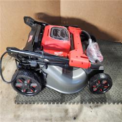 HOUSTON LOCATION - AS-IS Milwaukee M18 FUEL Brushless Cordless 21 in. Walk Behind Dual Battery Self-Propelled Mower Kit W/ CHARGER