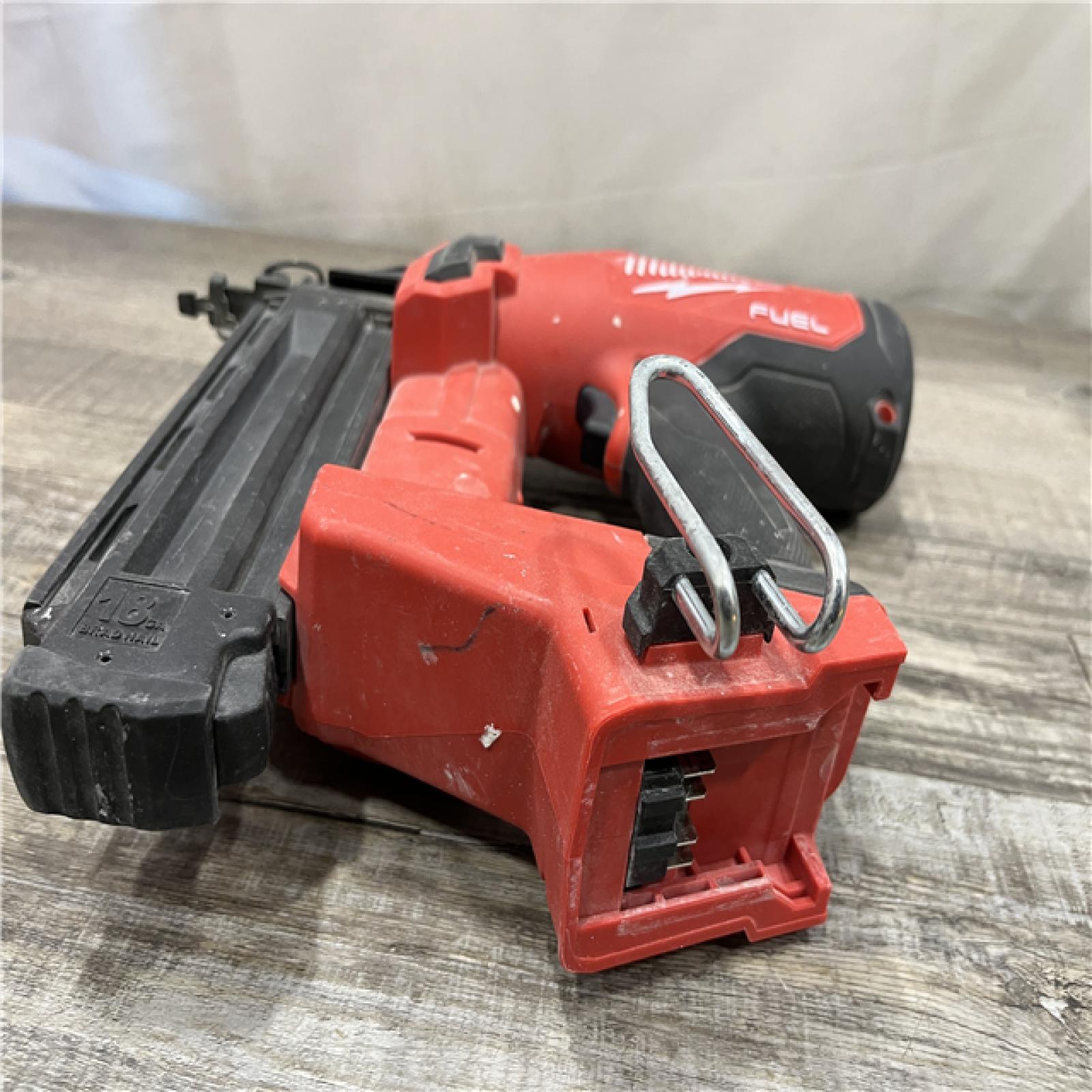 AS-IS Milwaukee FUEL 18-Volt Lithium-Ion Brushless Cordless Gen II 18-Gauge Brad Nailer (Tool-Only)